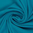 Baumwolljersey Vanessa Uni in Aqua 746, glatte Oberfläche in Blaugrün
